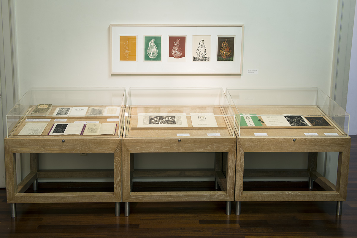 Section of the exhibition “Dimitris Galanis. The Illustrated Books” 