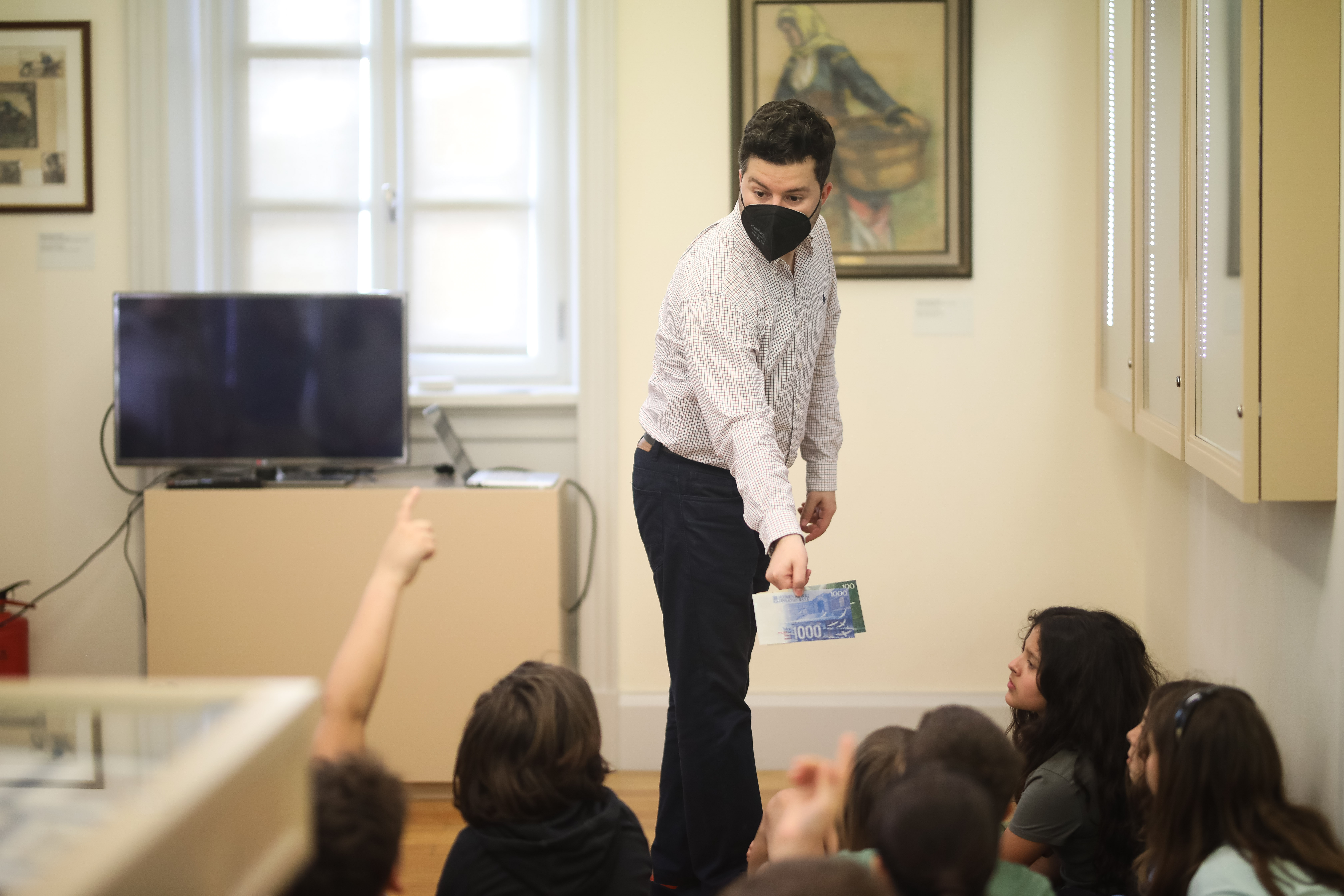 Highlight from the educational programme at the Banknote Museum  