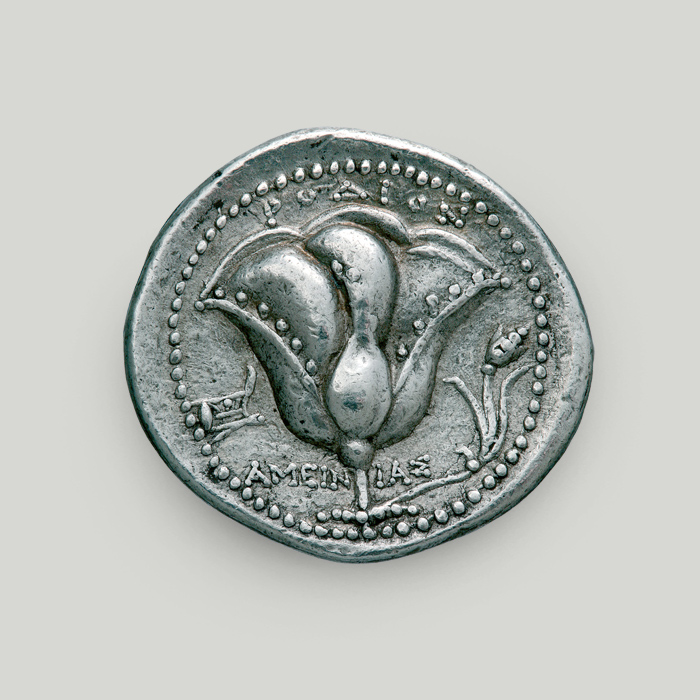 Reverse of Rhodian silver tetradrachm 
