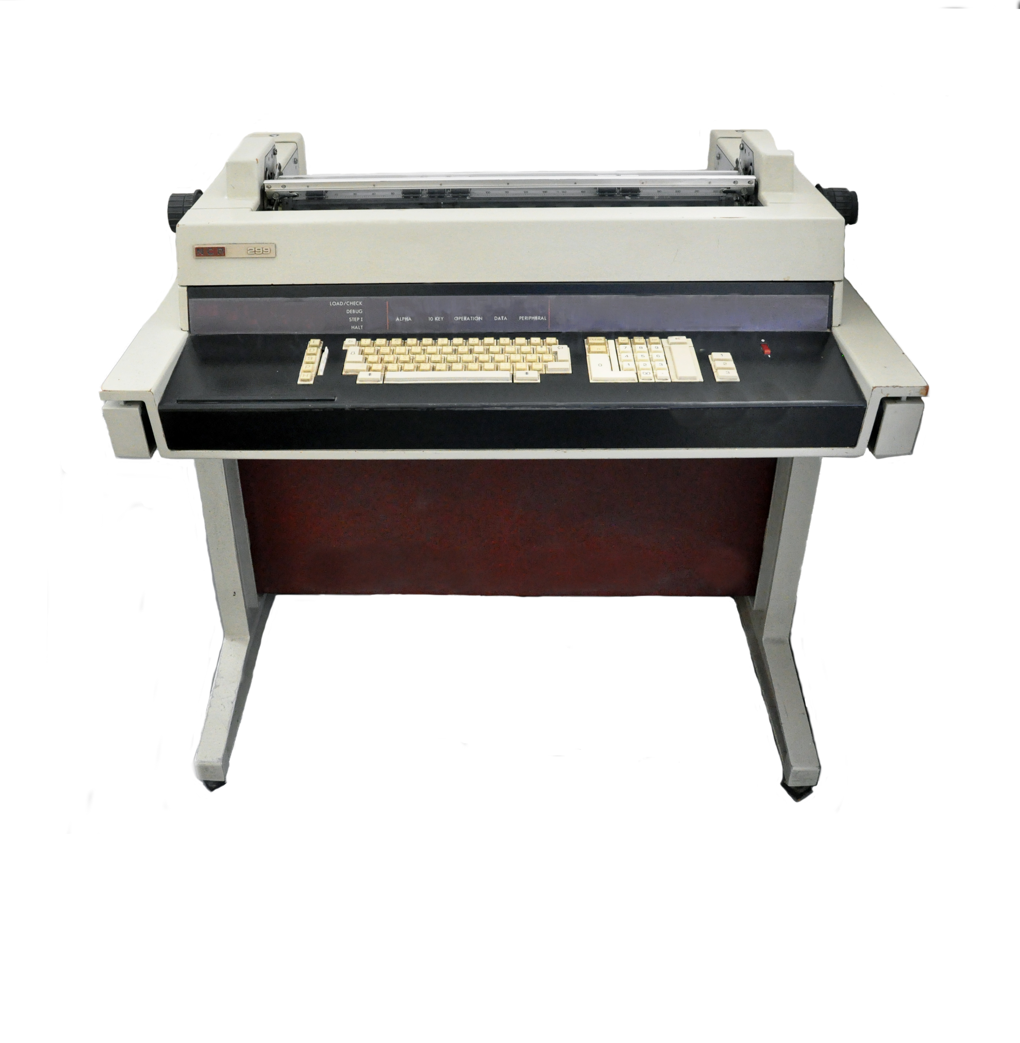 NCR 299 accounting microcomputer station.  Accounting microcomputer station