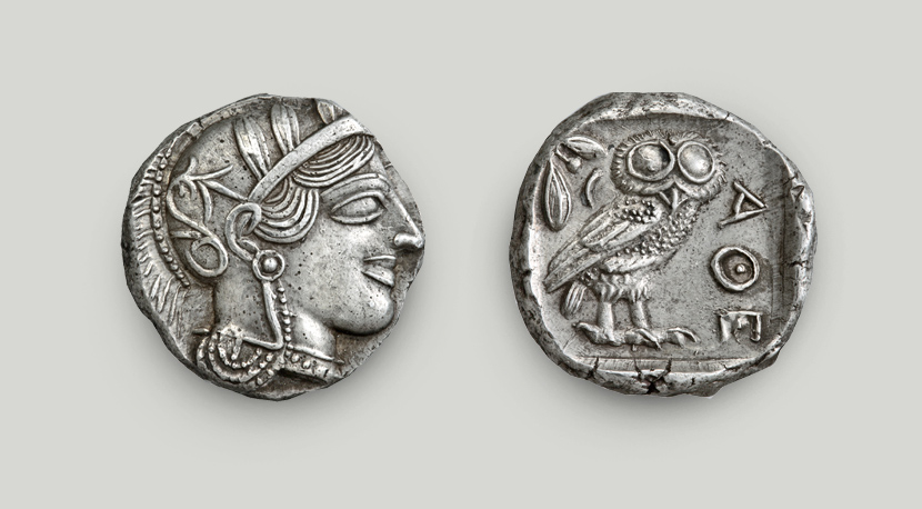 Αργυρό τετράδραχμο Αθήνας