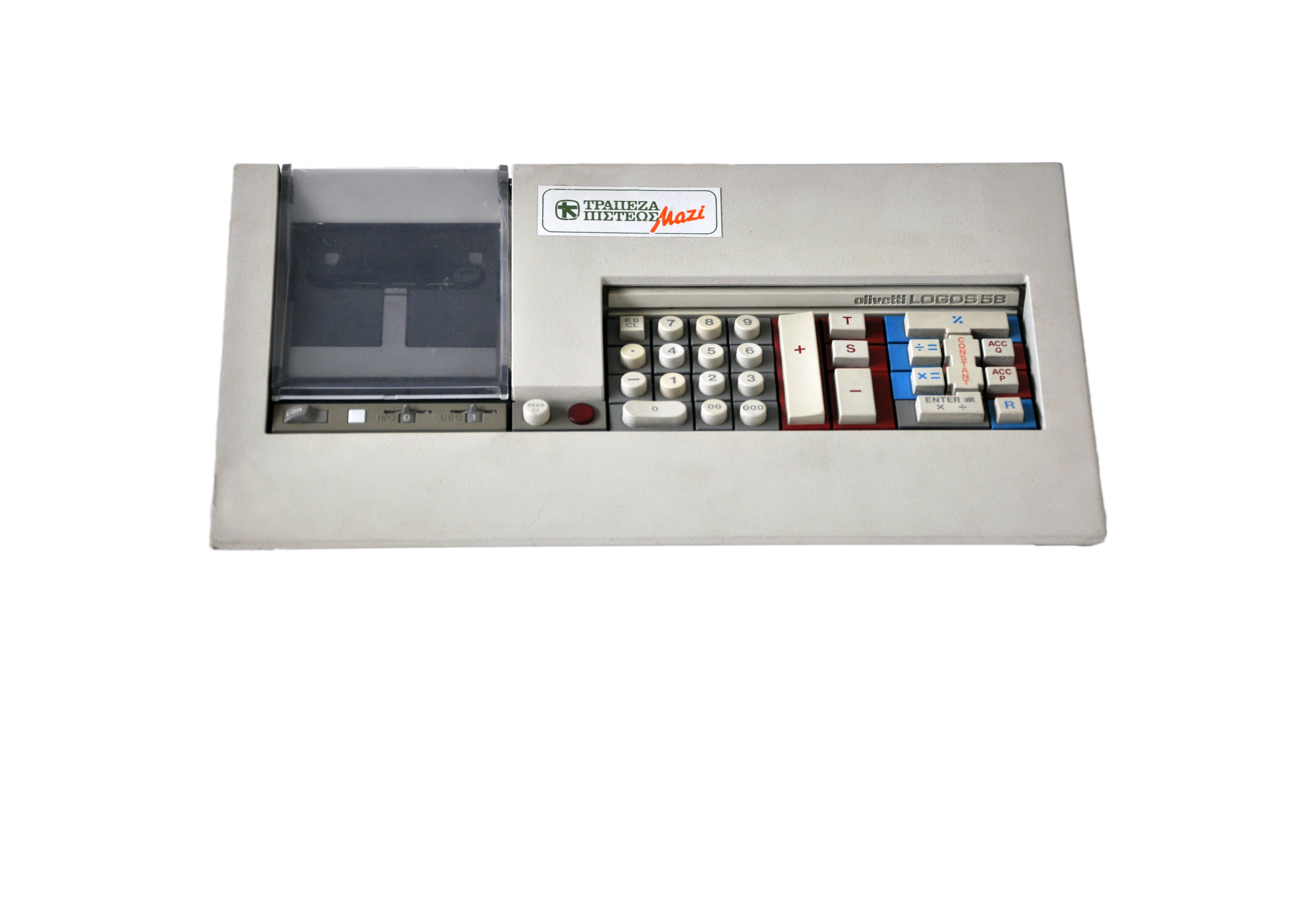 Electronic calculator used by Credit Bank 