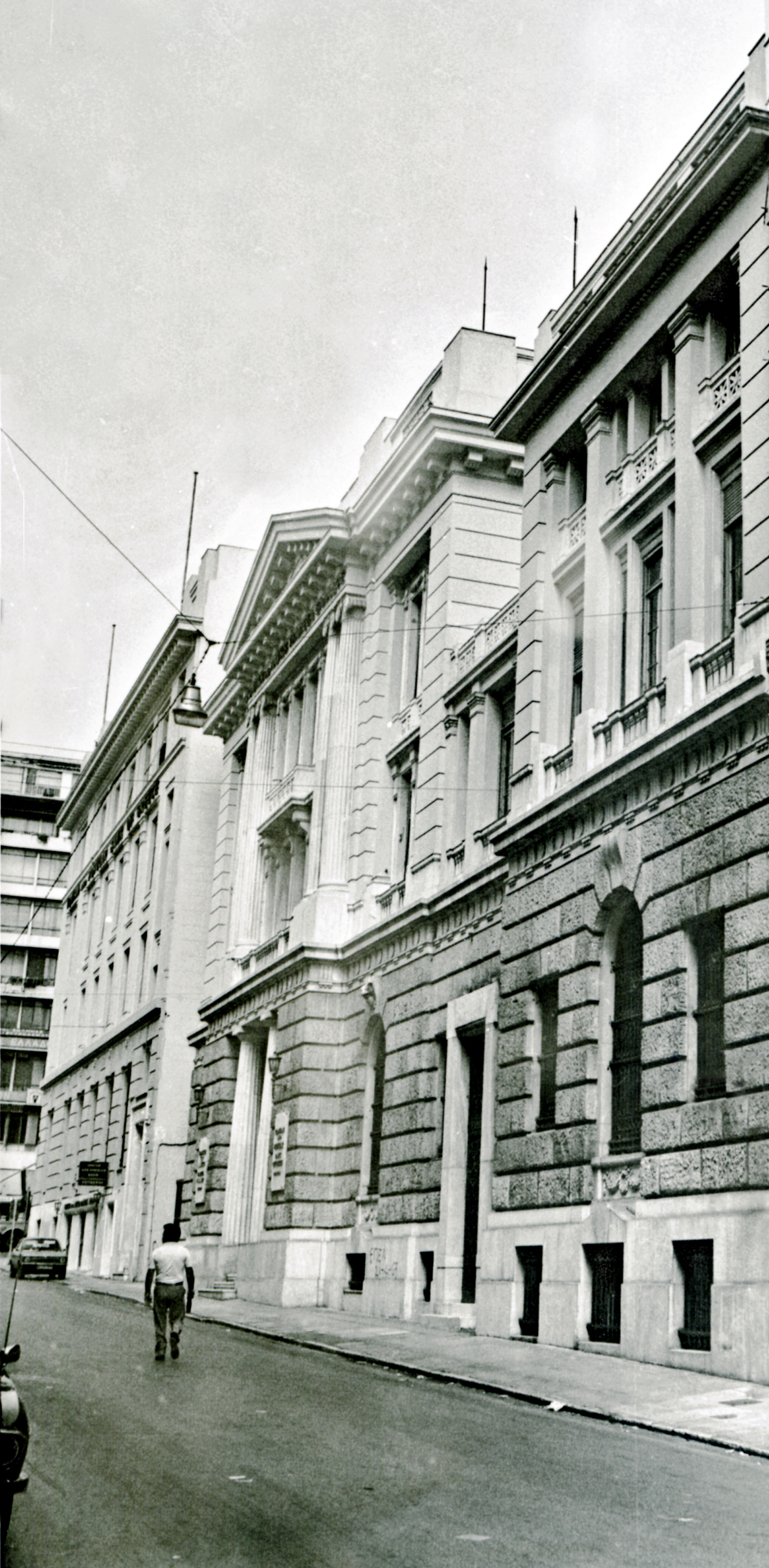 Exterior of the Ionian Bank headquarters 
