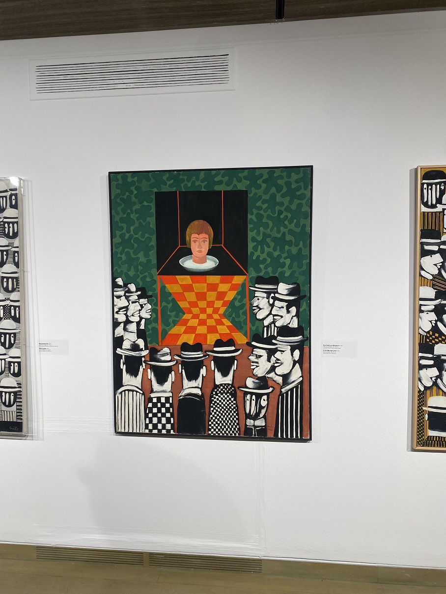 Painting in the exhibition “Yannis Gaitis. The Essence of Anonymity” 