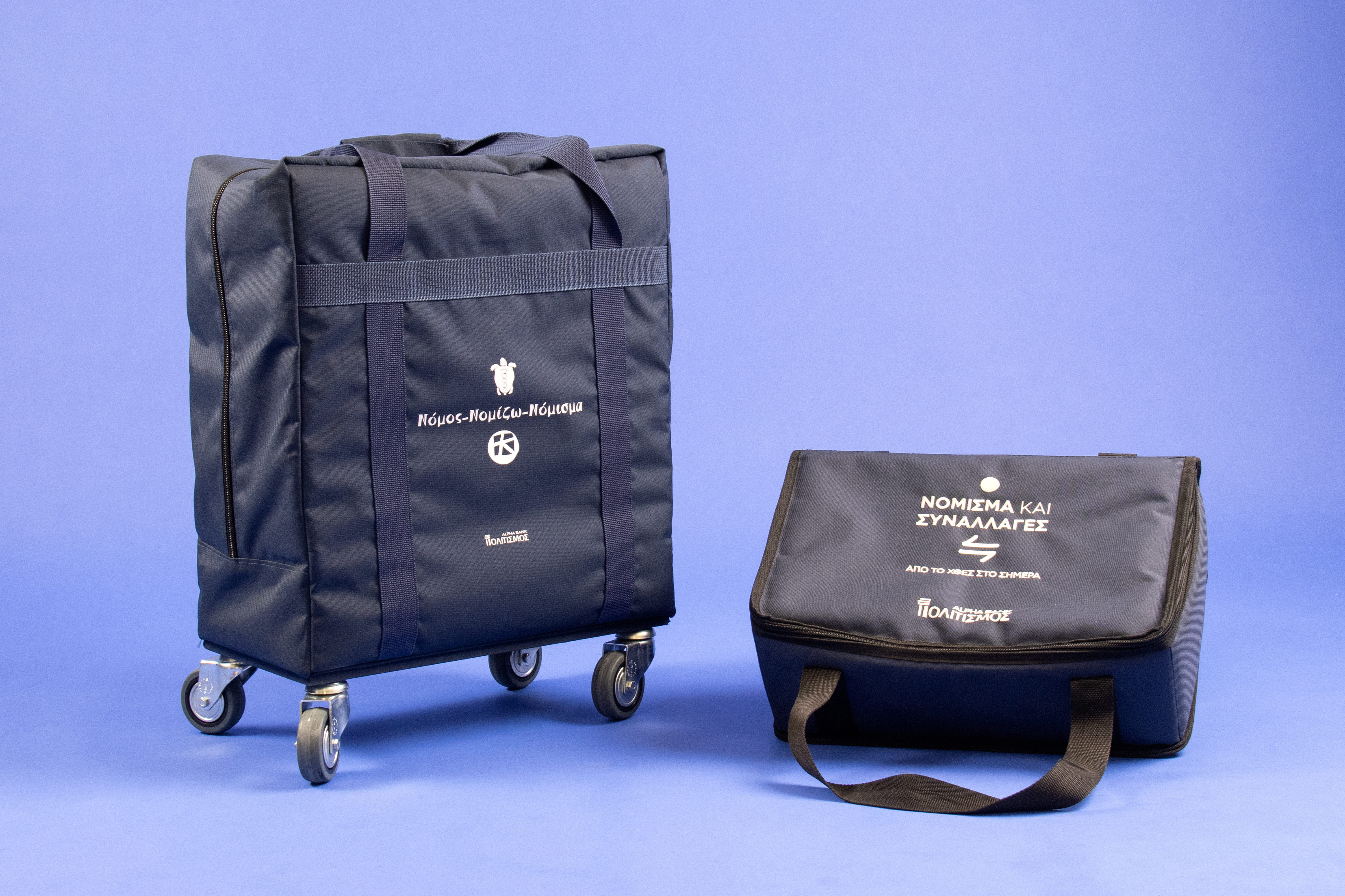 2 Museum kits in blue cloth cases. Educational Programme Review, 2022-2023