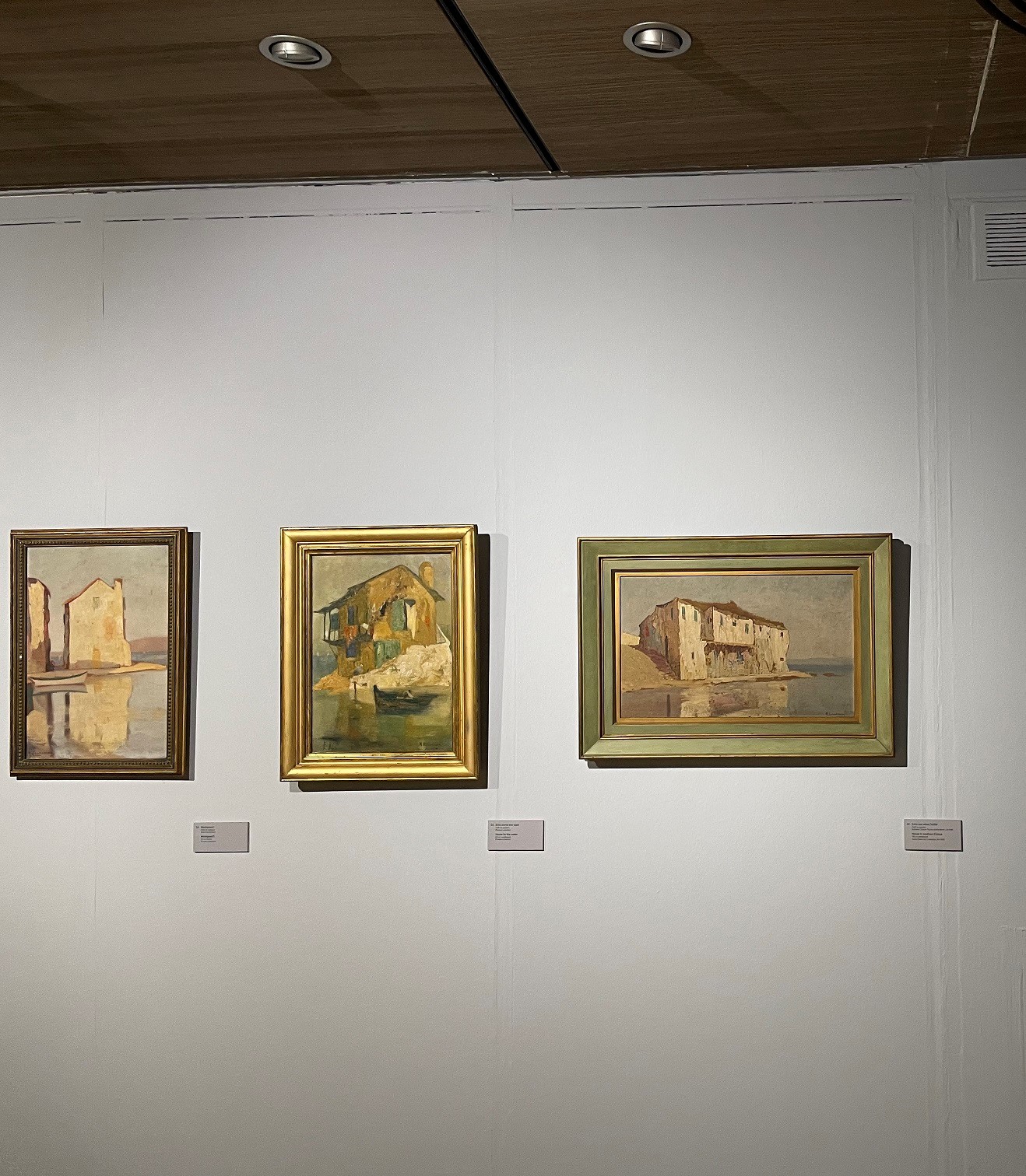 Works by Michalis Economou at the exhibition