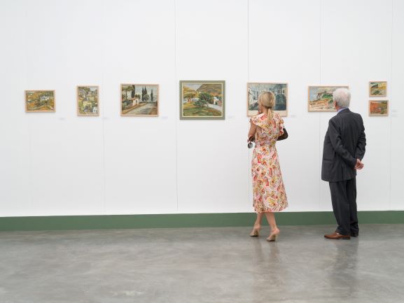 The exhibition venue