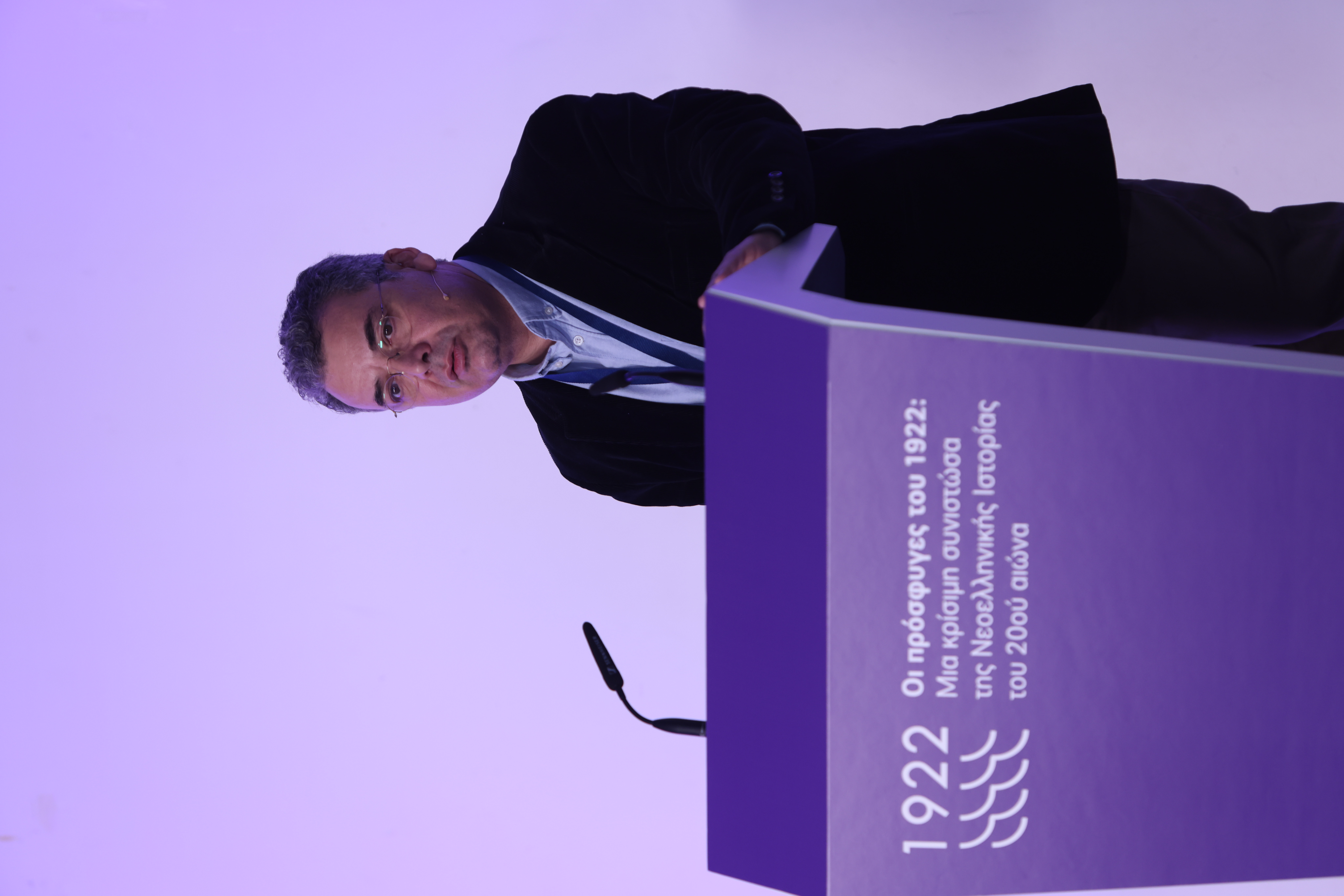 Georgios Agelopoulos (AUT), speaker during the seventh round of the Scientific Meeting. 
