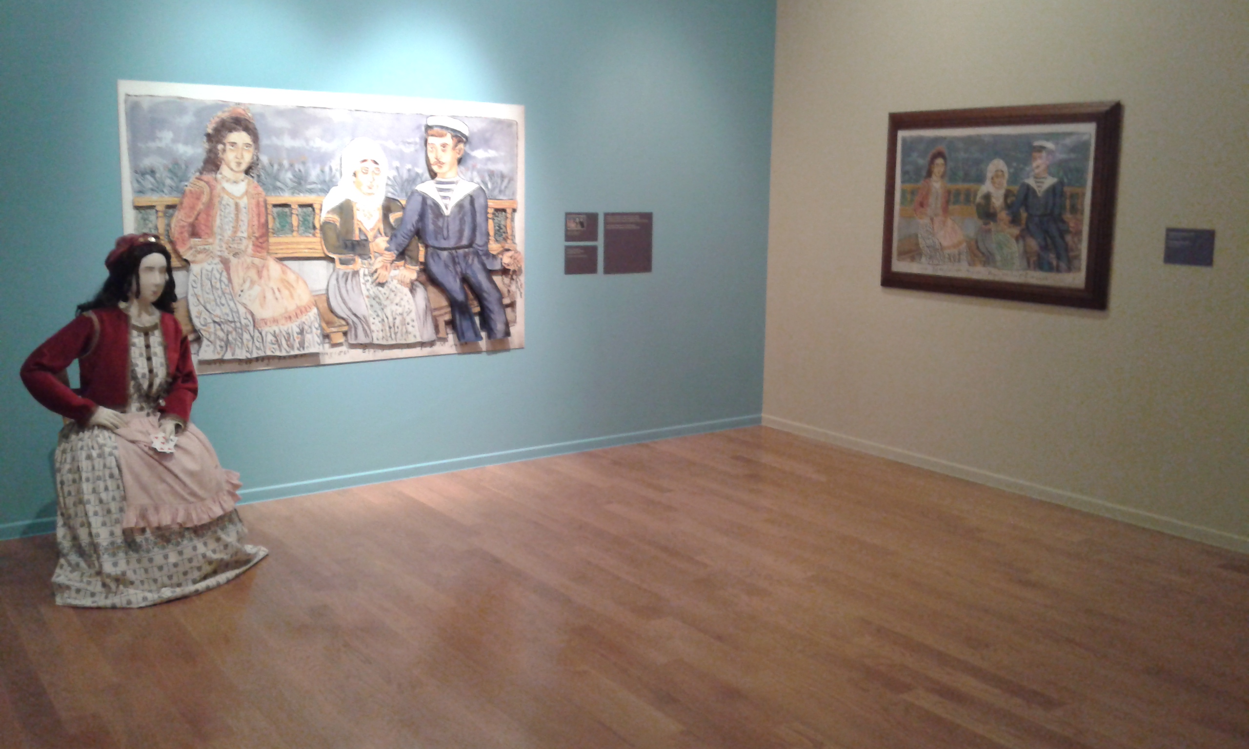 Exhibits from the exhibition “Theophilos the painter”