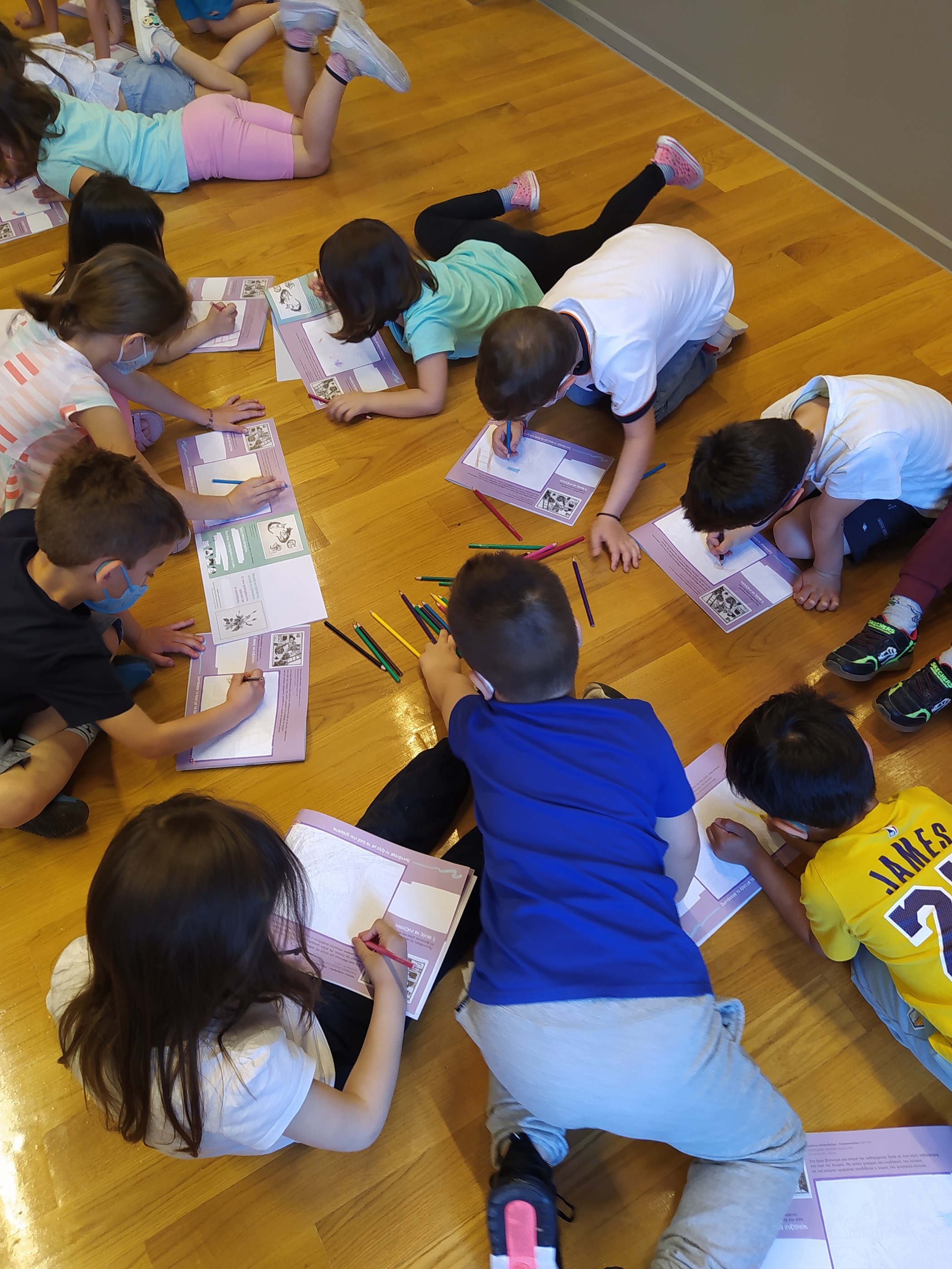 Children participating in the celebrations. International Museum Day 2022 – Culture Centre, Nafplio