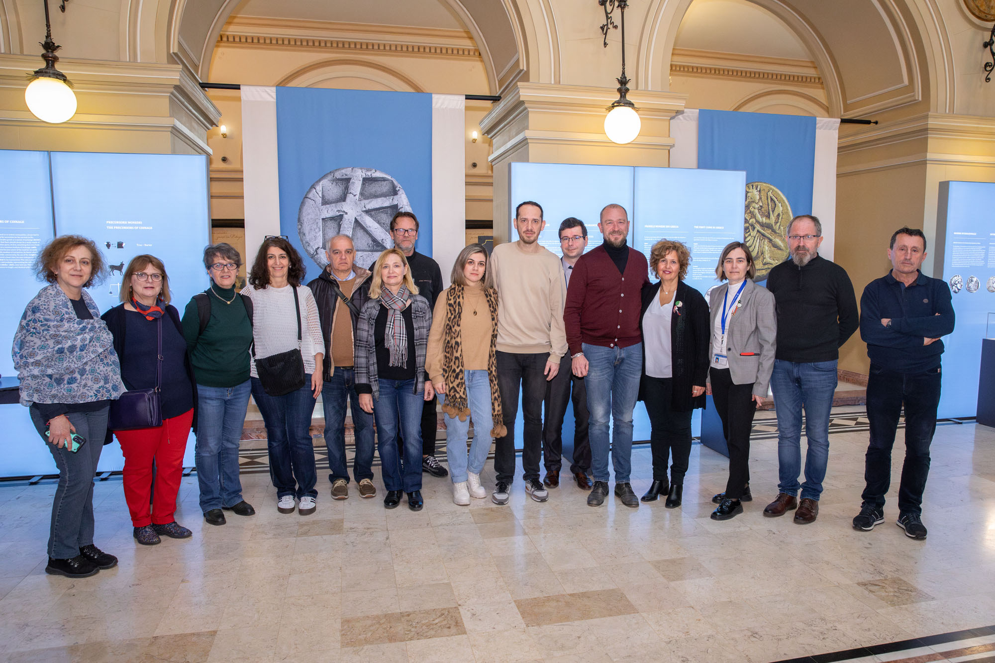 The teachers with Ms Dimitra Tsangari at the Museum. Group photo