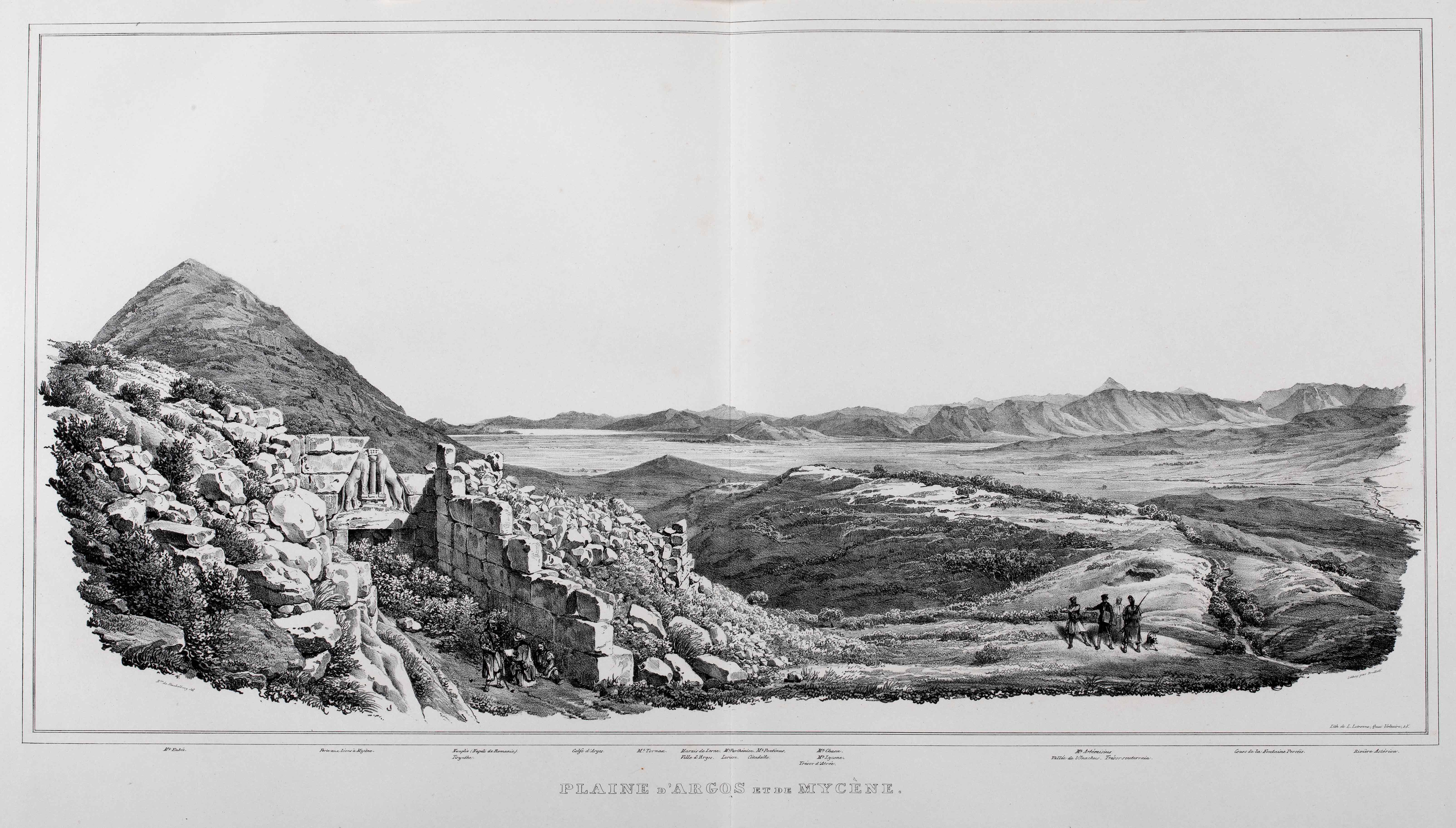 Σελίδα του La Grèce: vues pittoresques et topographiques – Τόμος 1 